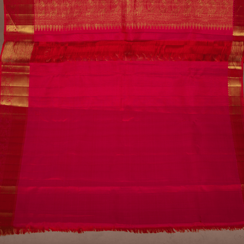 Gold & Pink Thread Body Design With Unstitched Blouse