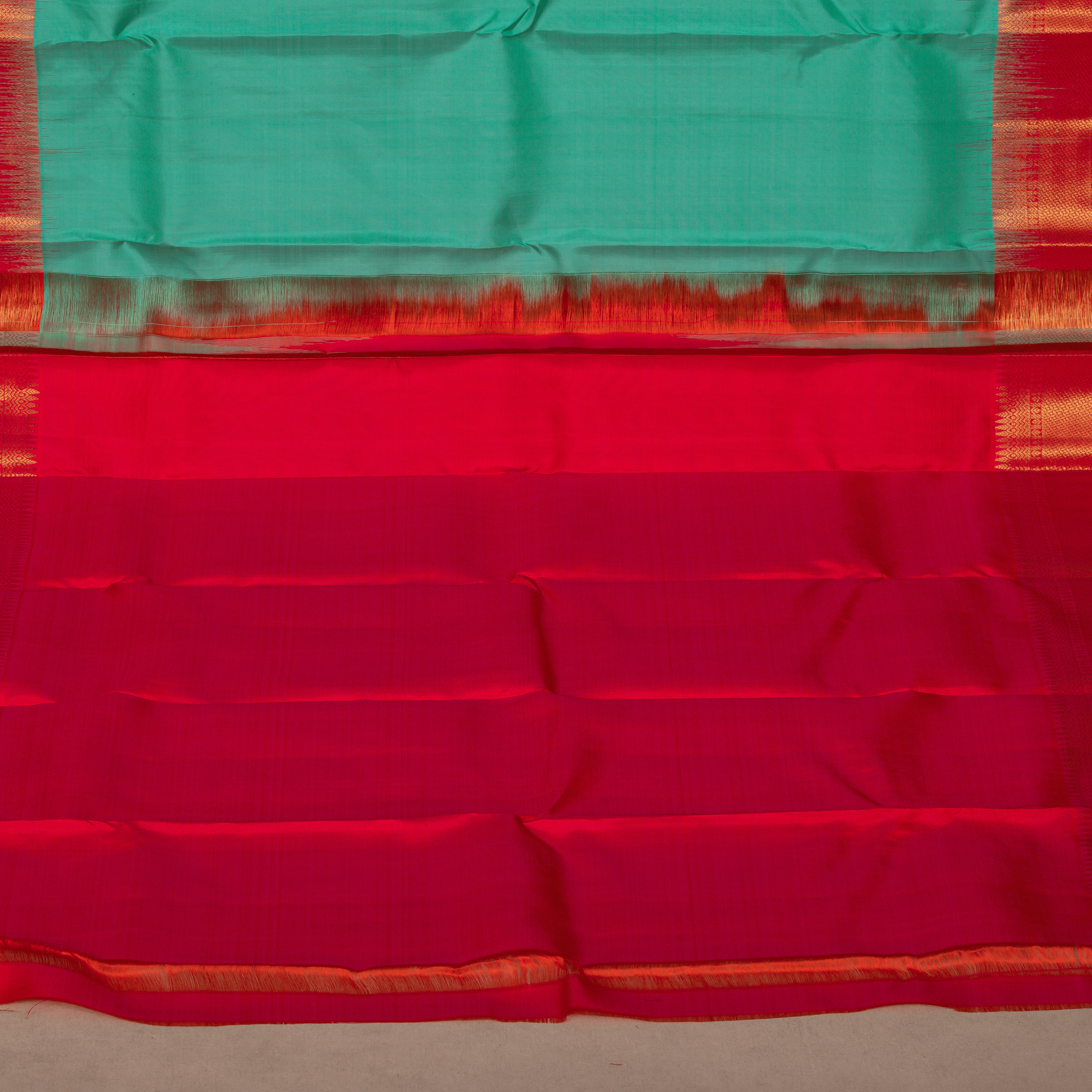 Sky Blue & Butta Body Design & pink Medium Border With Unstiched Blouse