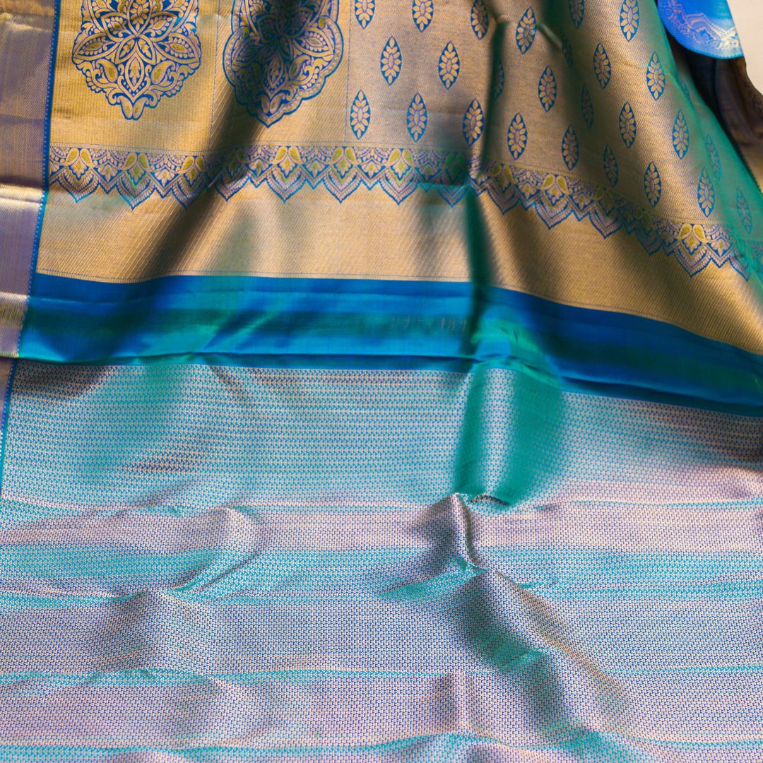 Elegant Yellow Saree with Long Border